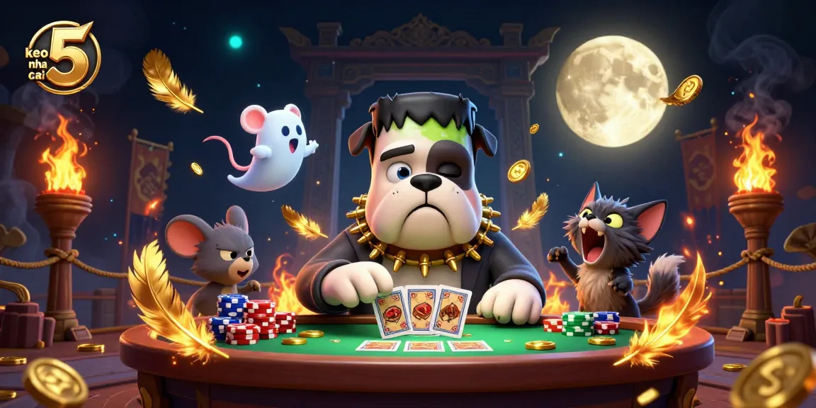 Engage in betting strategies with keo nha cai 5 through dynamic game elements and lively characters.